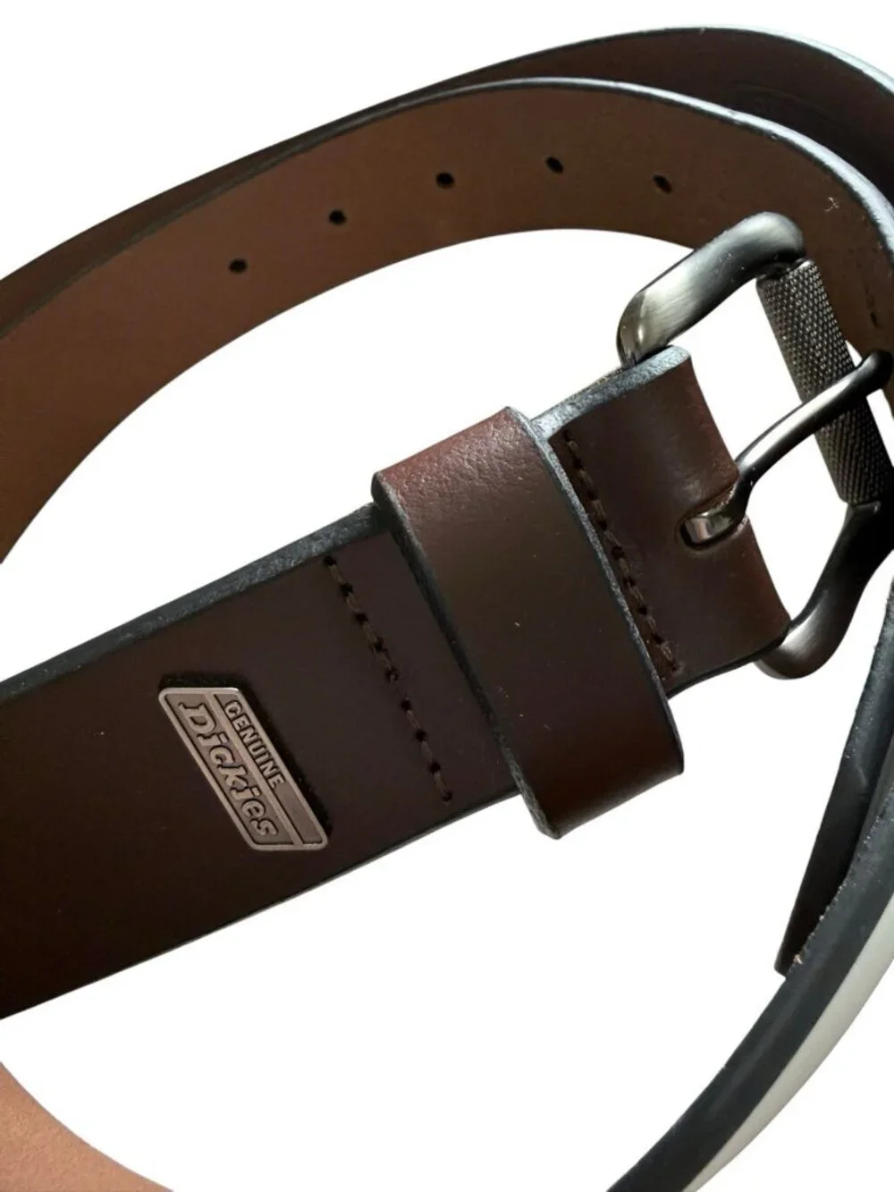 Dickies Genuine Leather Belt Size 42 EUC 1.25